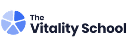 Logo The Vitality School, mkb en lokaal, klant van Timmermans Media
