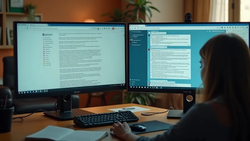 Twee schermen naast elkaar tonen Perplexity met bronvermelding en ChatGPT met een lopend gesprek, als vergelijking tussen beide AI-tools