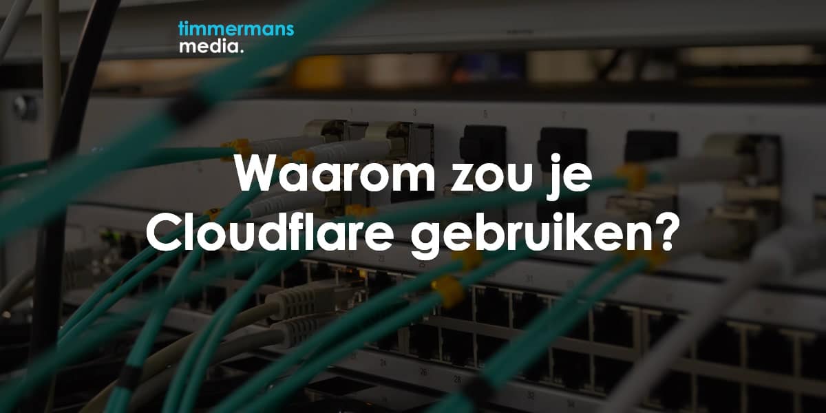 Server infrastructuur en Cloudflare CDN netwerk