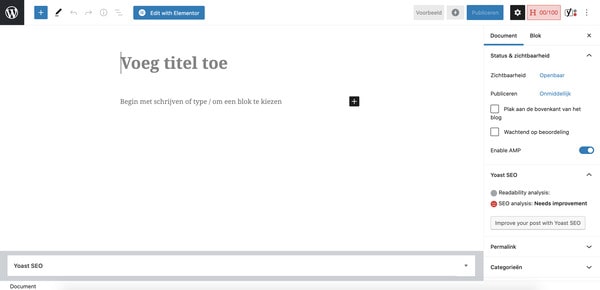 Blog artikel schrijven