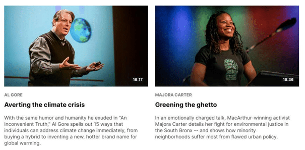 Content marketing strategie TED