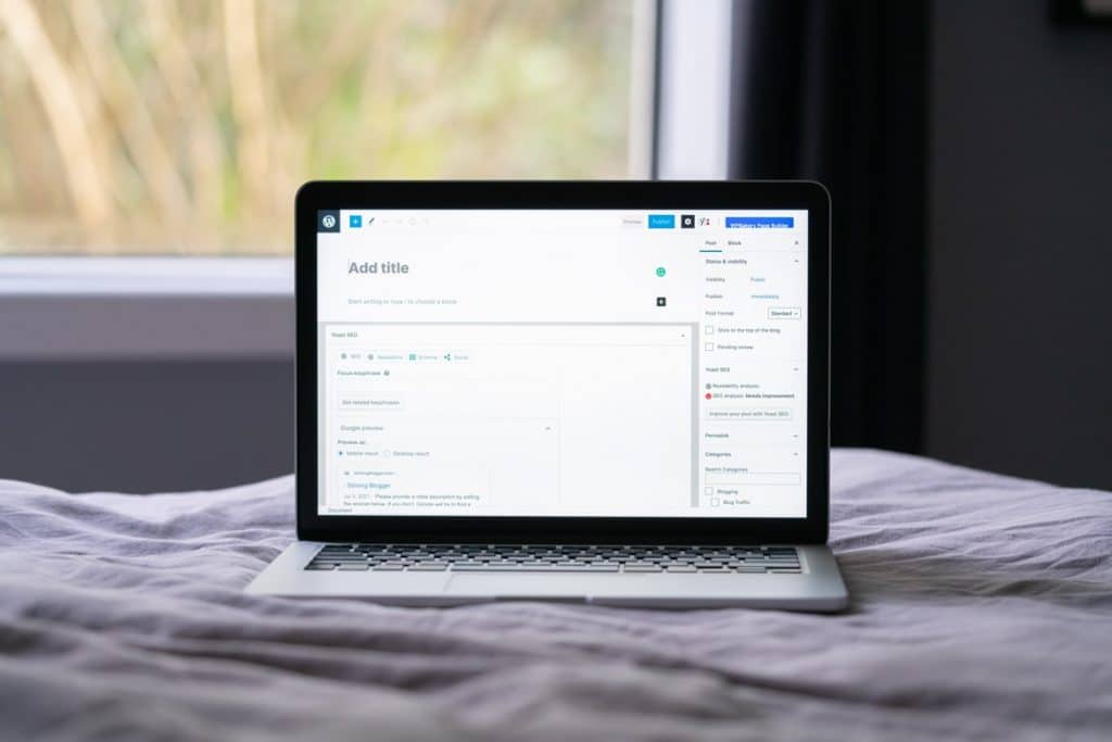 Voorbeeld van heading-structuur met H1, H2 en H3 tags voor SEO