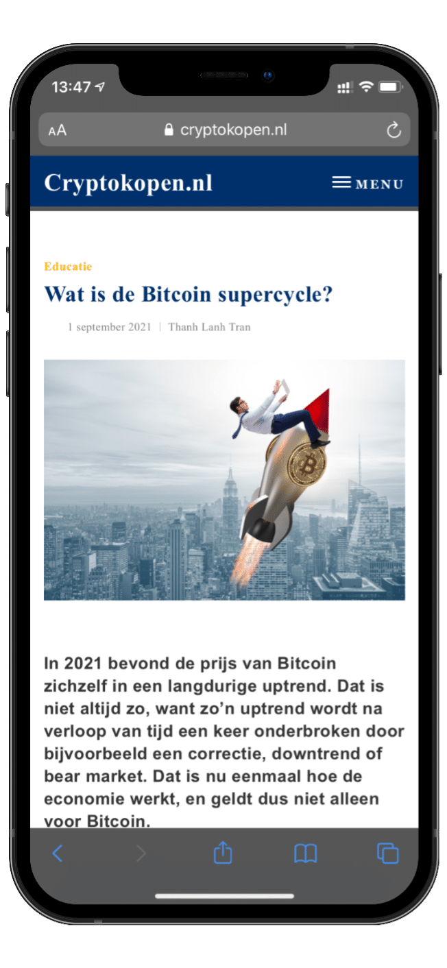 content marketing voor cryptokopen.nl